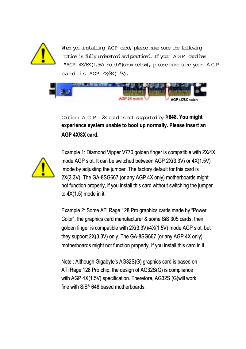 Page 1 de la notice Manuel utilisateur Gigabyte GA-8SG667