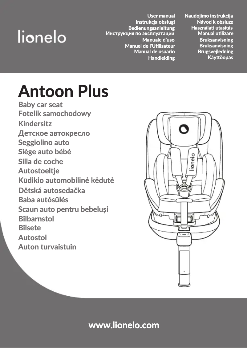Image de la première page du manuel de l'appareil Antoon Plus