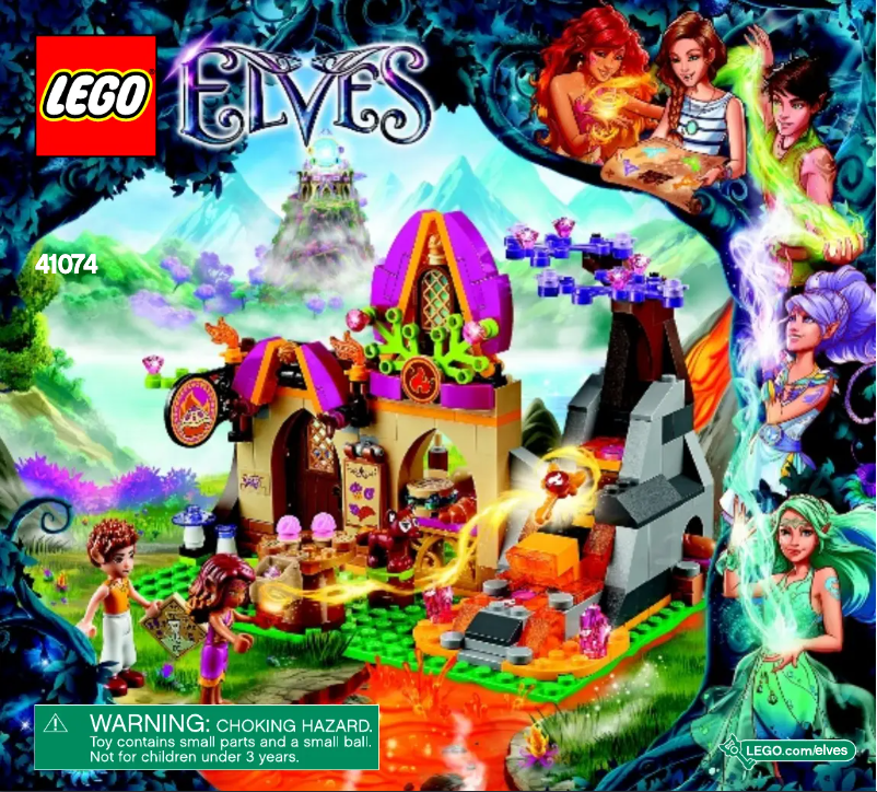 Page 1 de la notice Manuel utilisateur Lego Elves 41074