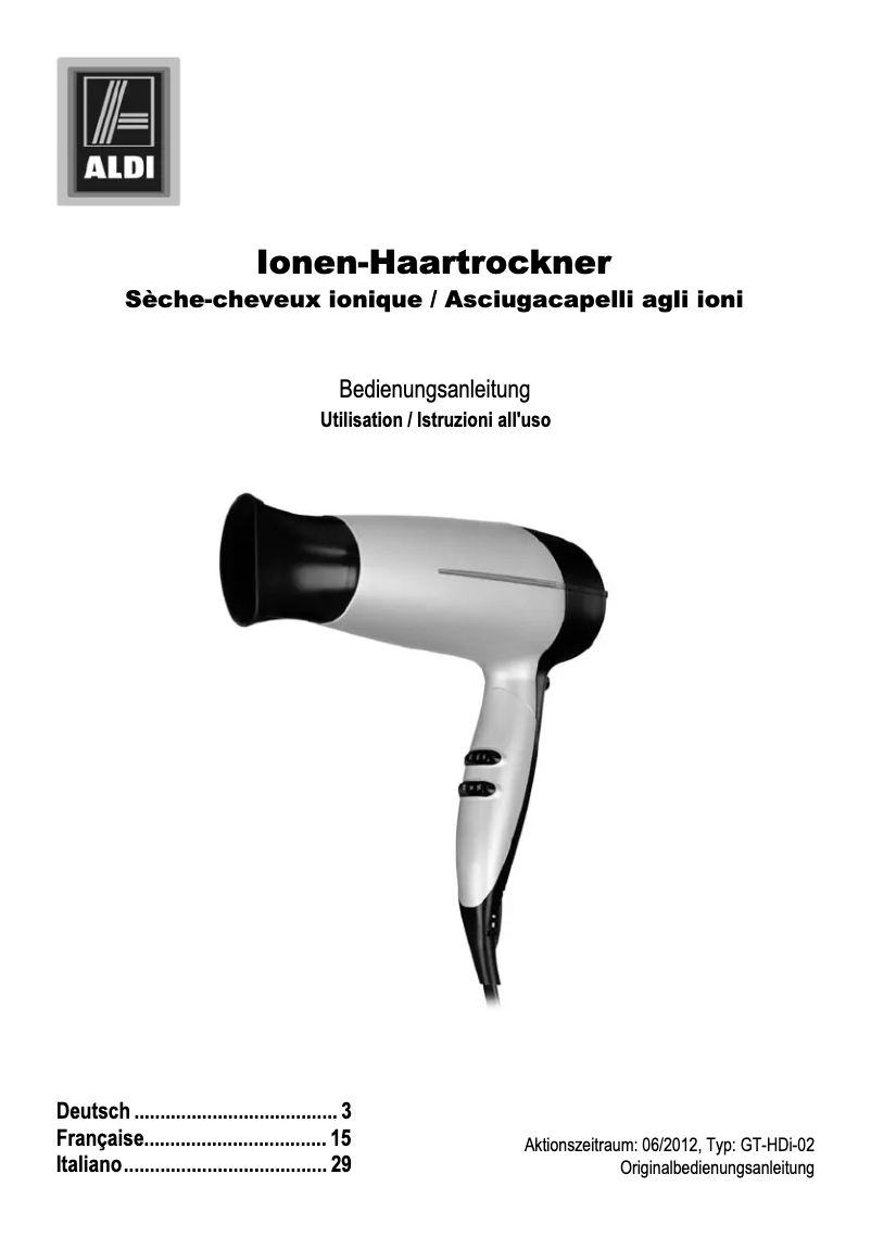 Page 1 de la notice Manuel utilisateur GlobalTronics GT-HDI-02