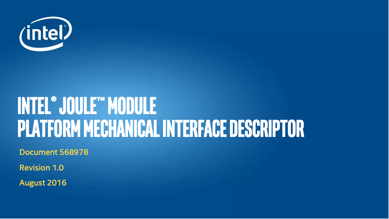 Image de la première page du manuel de l'appareil Joule 570x Compute Module