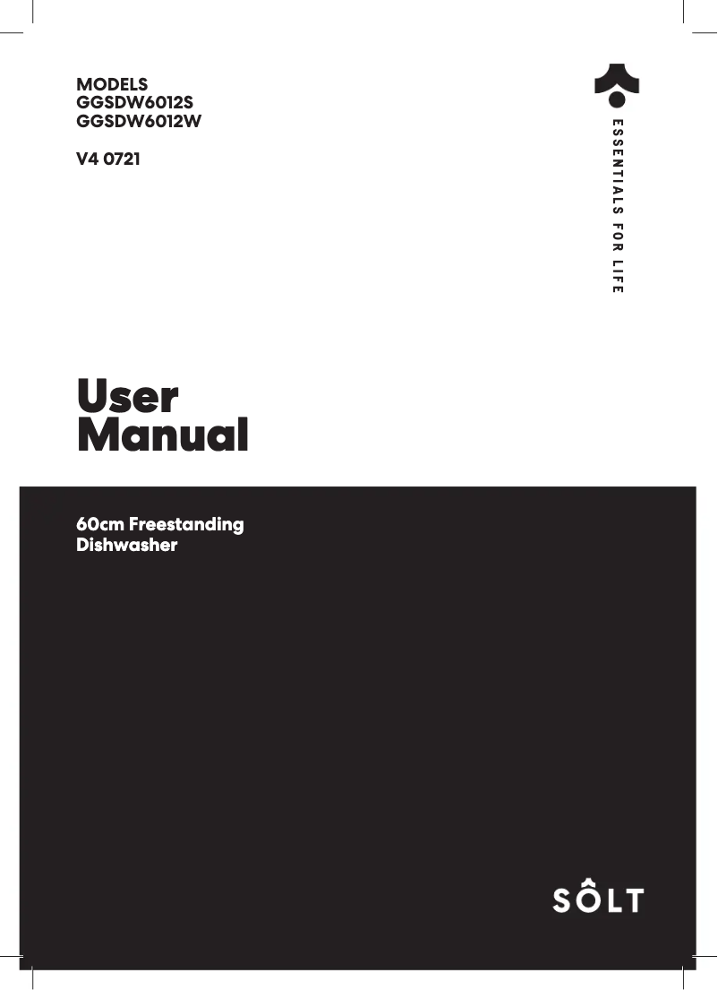 Página 1 del manual Manual de usuario Sôlt GGSDW6012W