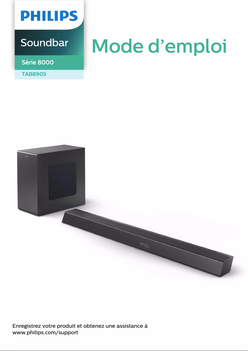 Image de la première page du manuel de l'appareil TAB8905