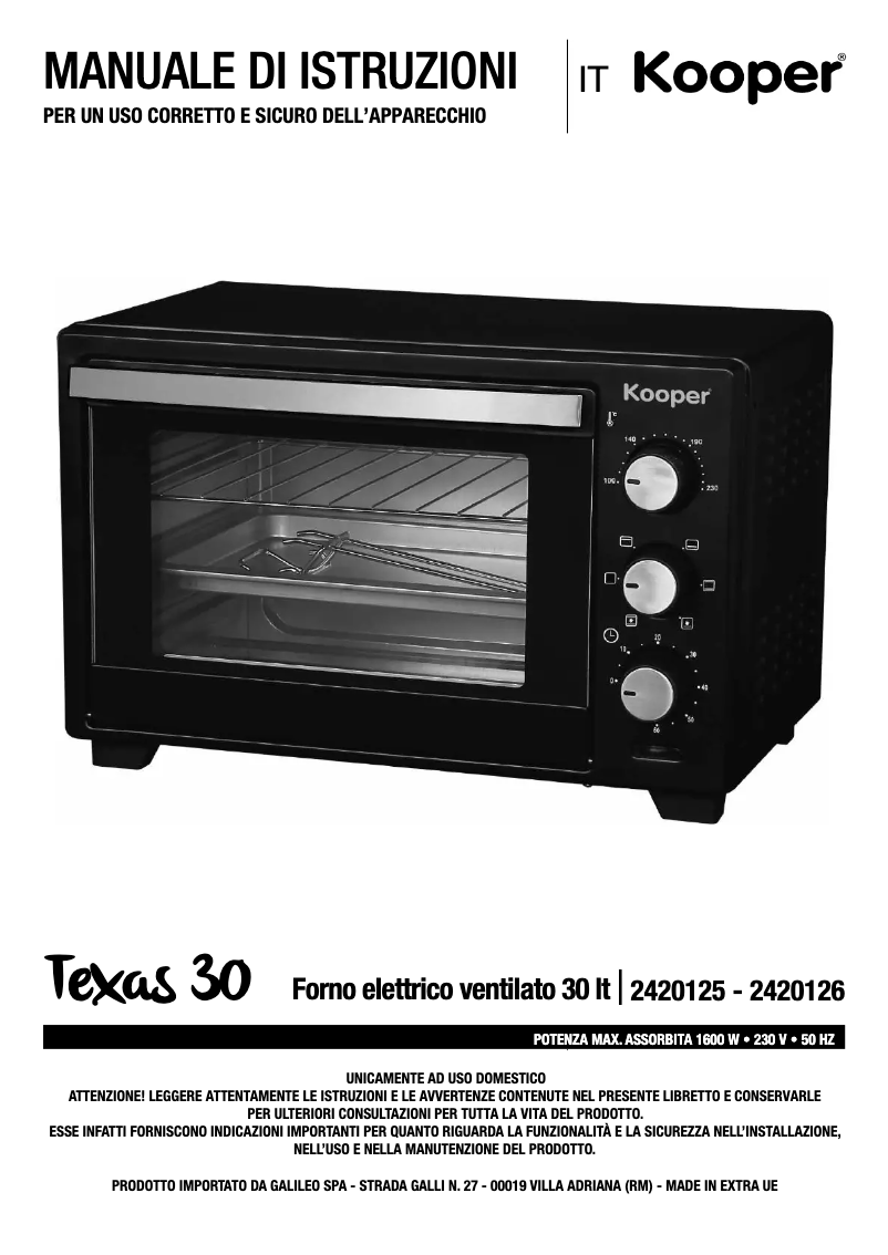 Image de la première page du manuel de l'appareil 2420126