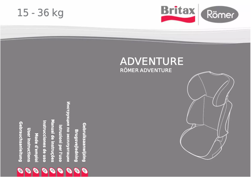 Page 1 de la notice Manuel utilisateur Britax-Römer Adventure