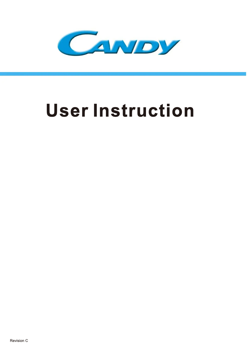 Page n°1 - Manuel utilisateur Candy CCG1S 518FWX