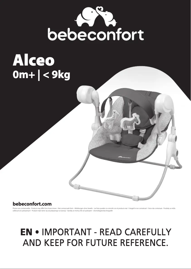 Page n°1 - Manuel utilisateur Bebe Confort Alceo