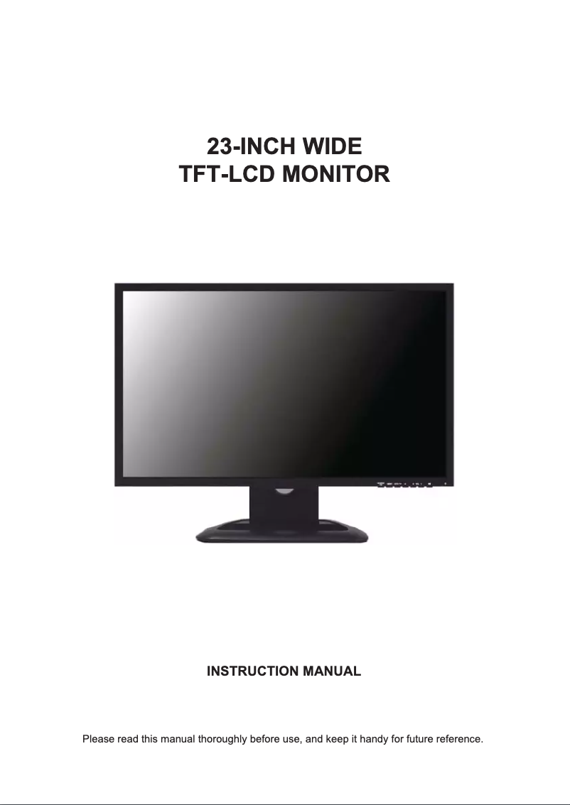 Page 1 de la notice Manuel utilisateur Orion 23LED-P