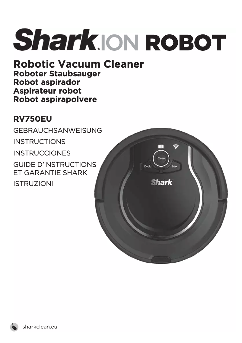 Page 1 de la notice Manuel utilisateur Shark ION Robot RV750