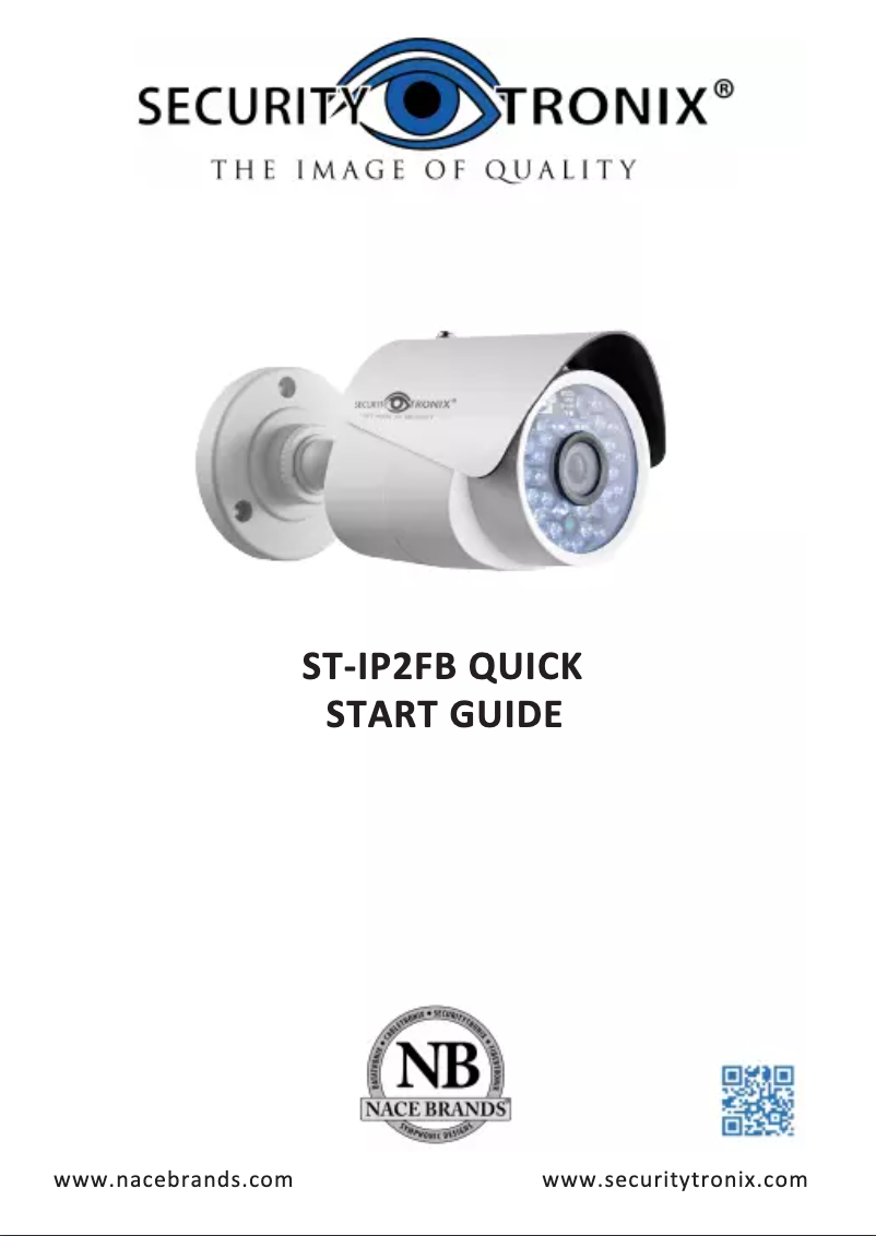 Image de la première page du manuel de l'appareil ST-IP2FB