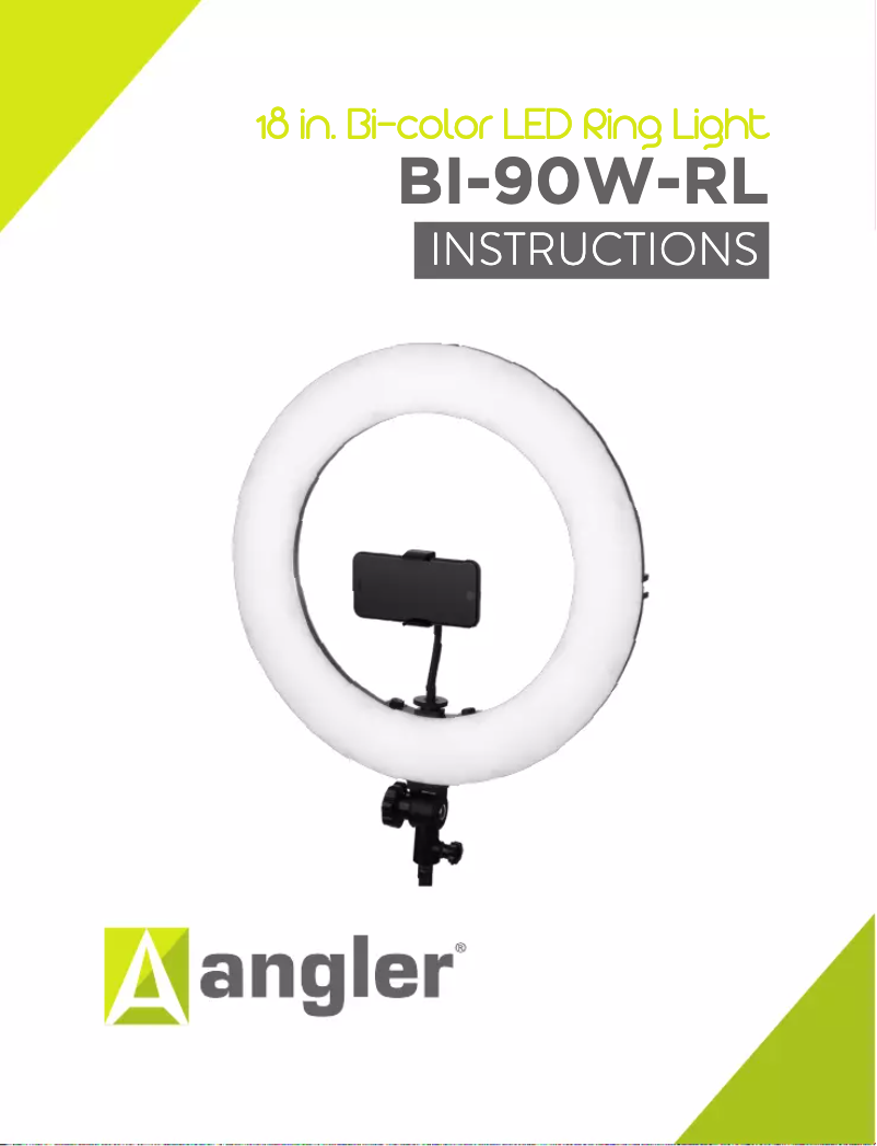 Page n°1 - Manuel utilisateur Angler BI-90W-RL