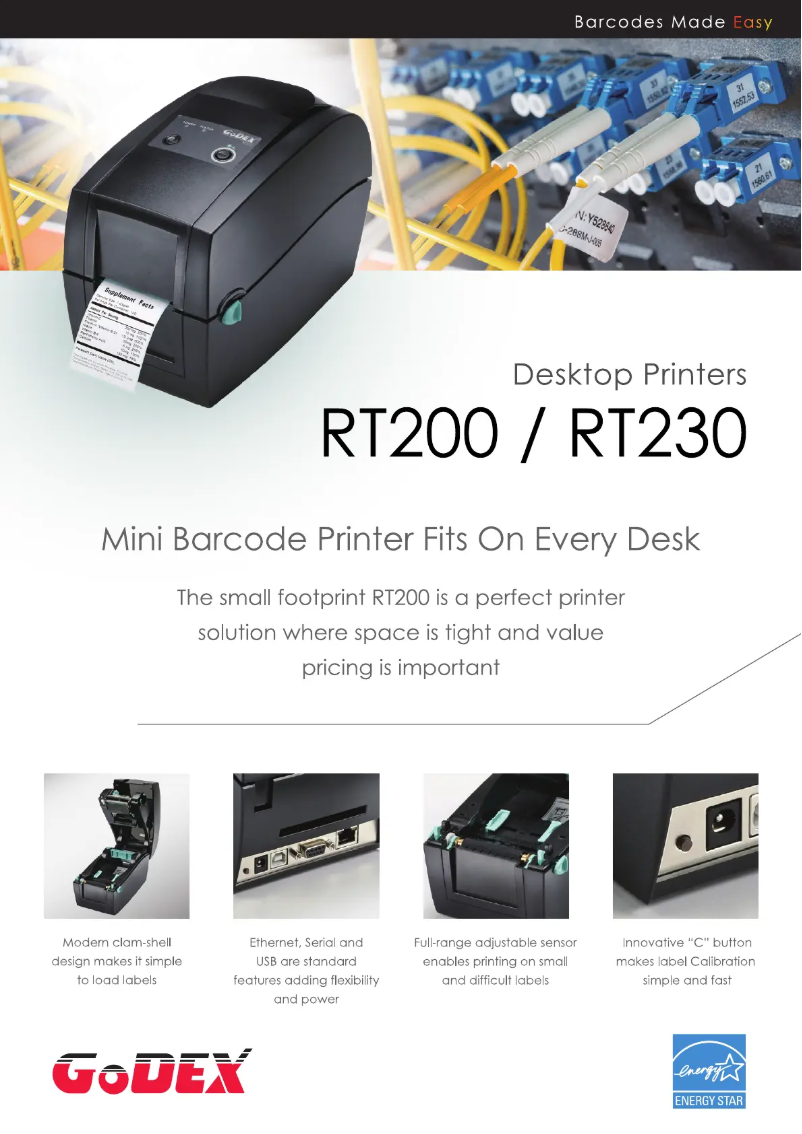 Page n°1 - Brochure Godex RT200
