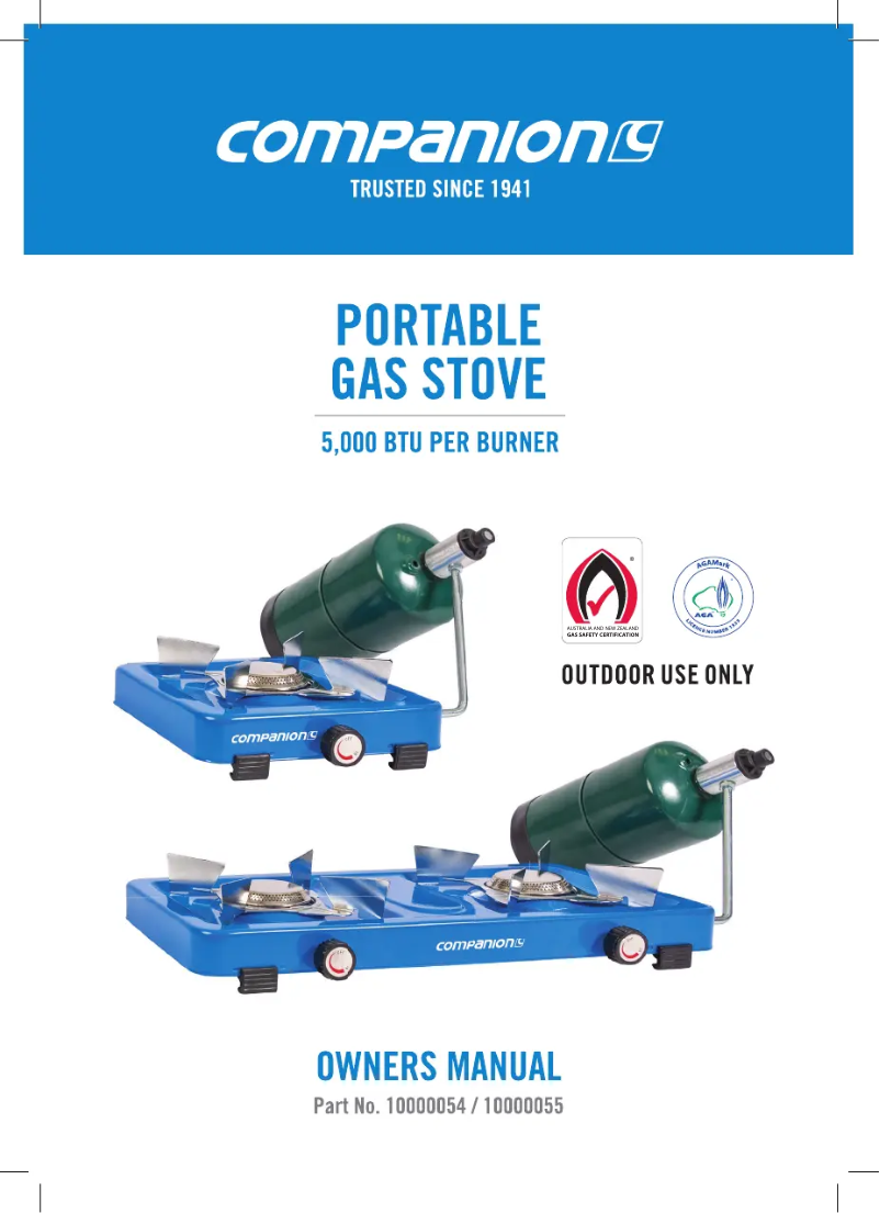 Page n°1 - Manuel utilisateur Companion 10000055
