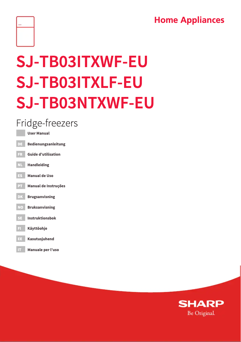 Page n°1 - Manuel utilisateur Sharp SJ-TB03ITXLF-EU