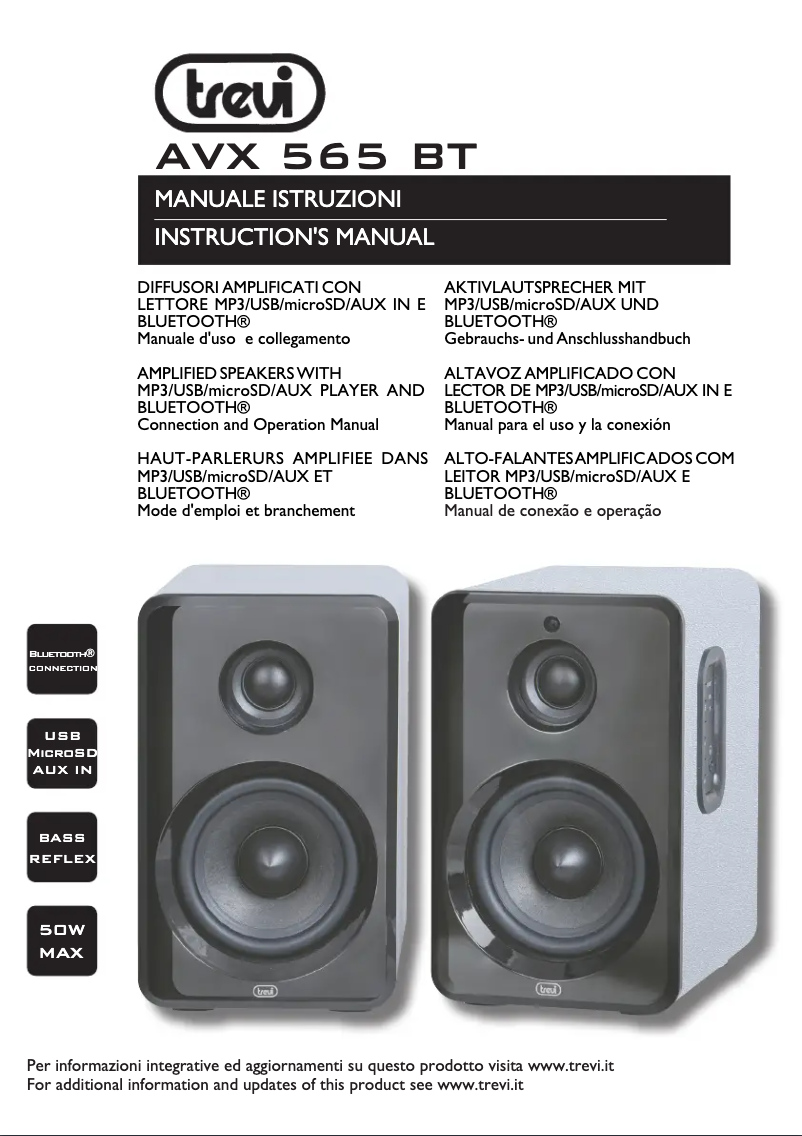 Página 1 del manual Manual de usuario Trevi AVX 565 BT