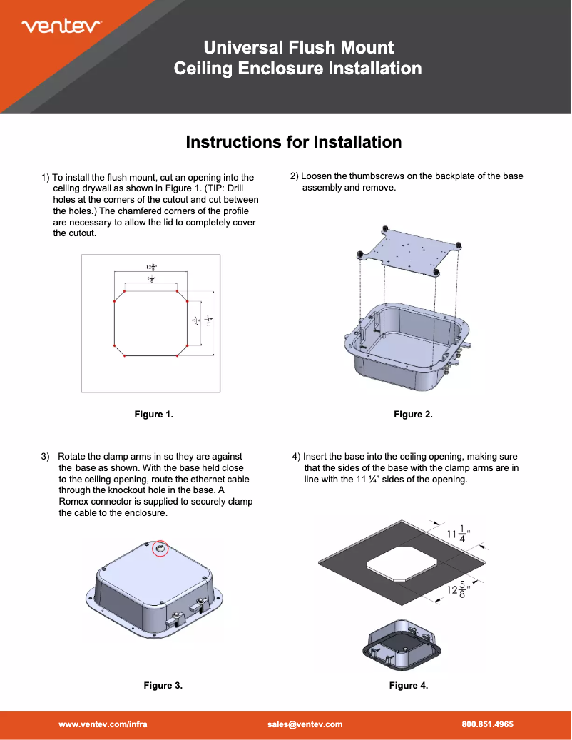 Page 1 de la notice Manuel utilisateur Ventev TW-HCEN-FLP