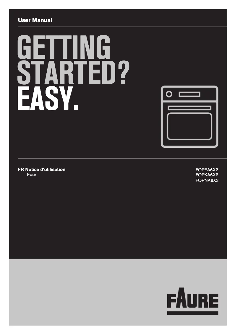 Page 1 of the manual User Manual Faure FOPEA6X2