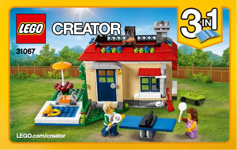 Page n°1 - Manuel utilisateur Lego Creator 31067