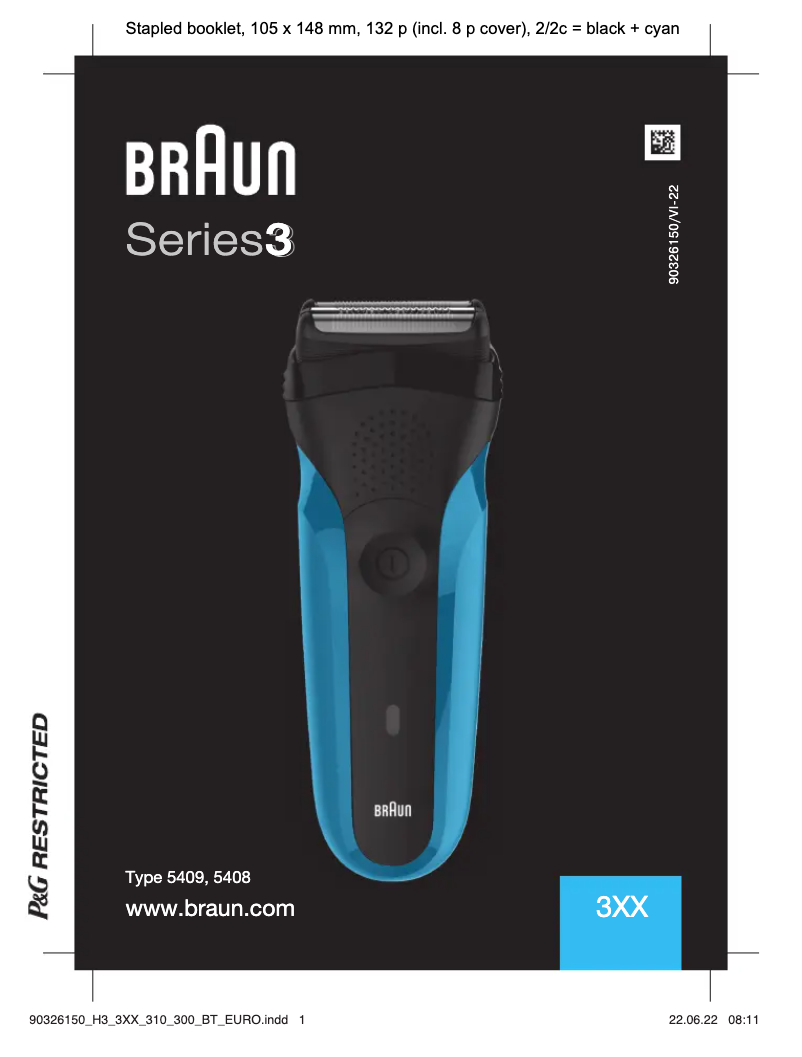 Image de la première page du manuel de l'appareil Series 3 300