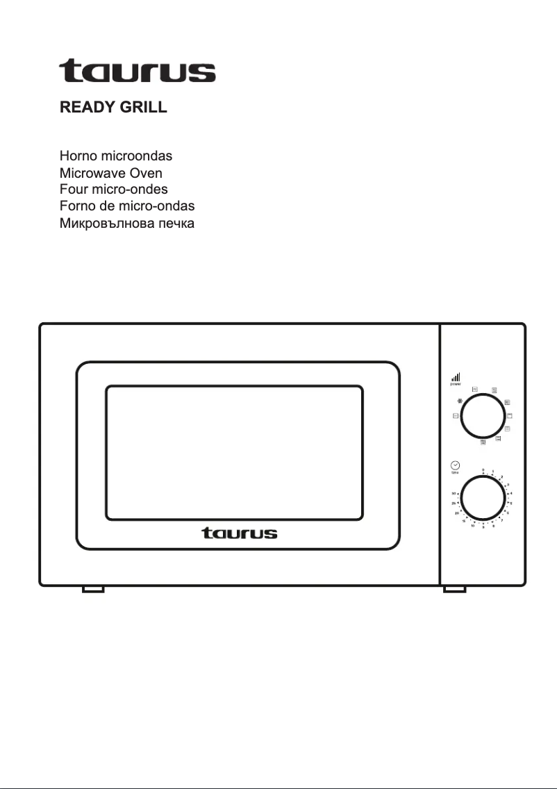 Page n°1 - Manuel utilisateur Taurus Ready Grill