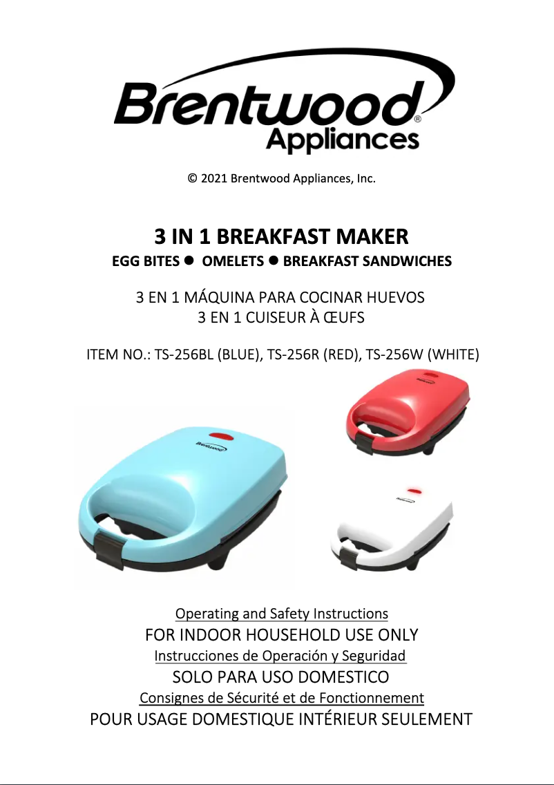 Página 1 del manual Manual de usuario Brentwood TS-256R