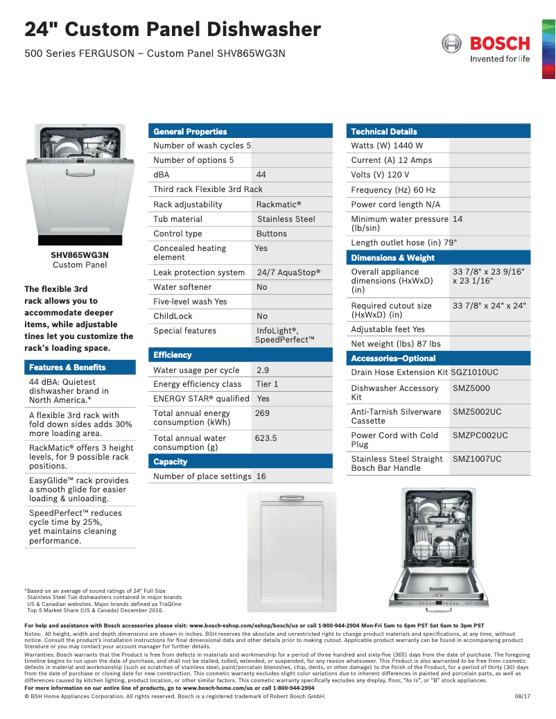 Image de la première page du manuel de l'appareil SHV865WG
