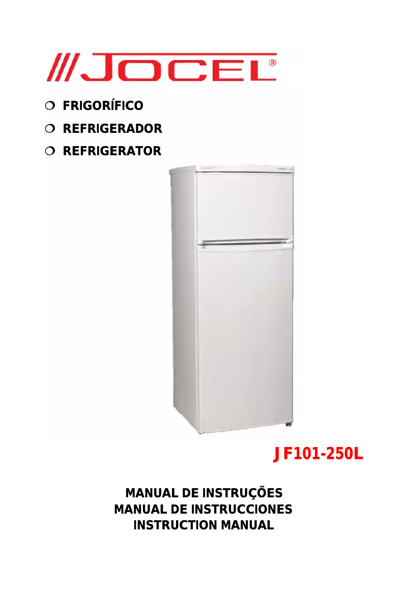 Página 1 del manual Manual de usuario Jocel JF101-250L