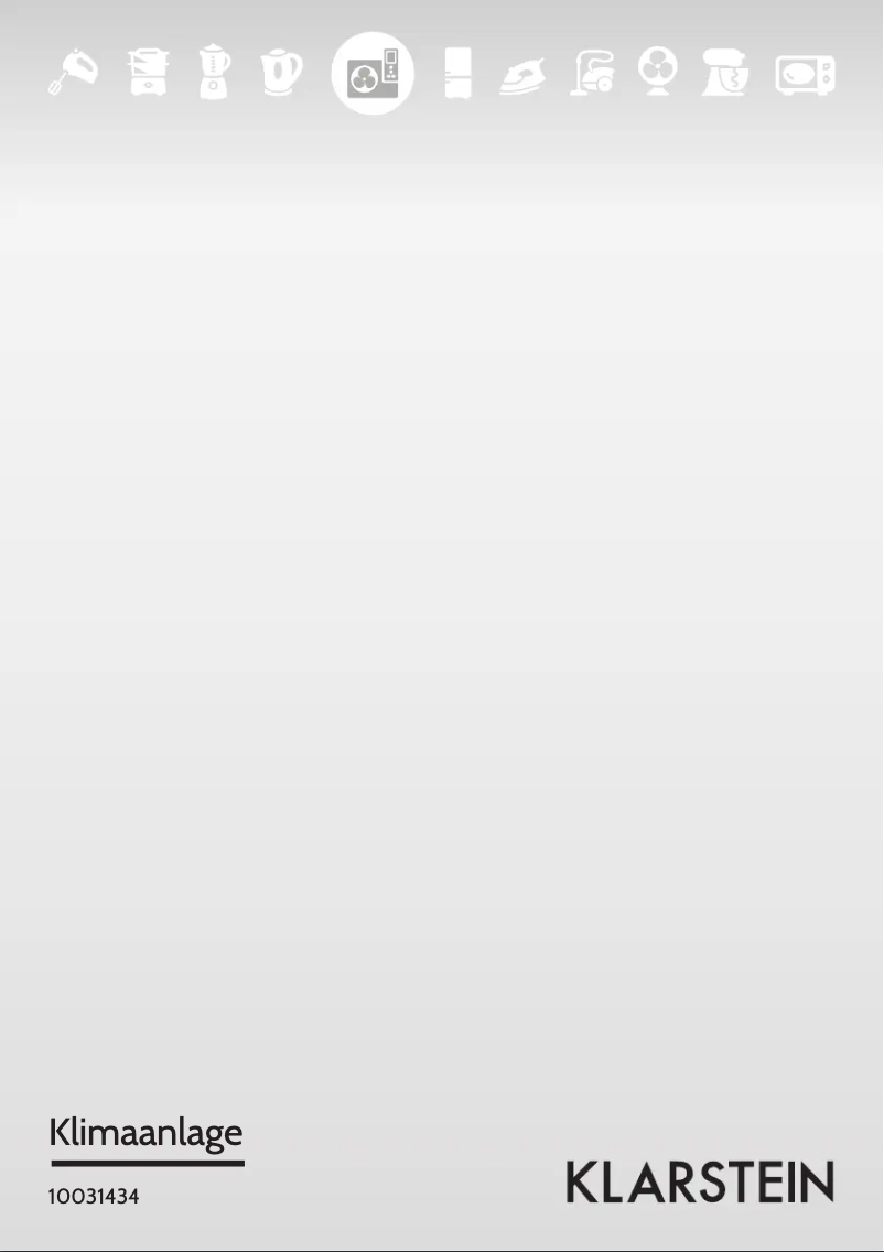 Image de la première page du manuel de l'appareil 10031434