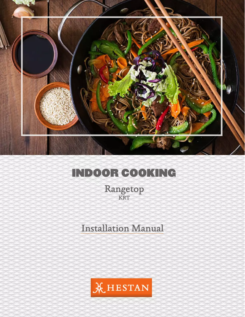 Page 1 de la notice Guide d'installation Hestan KRT484GDNGTQ