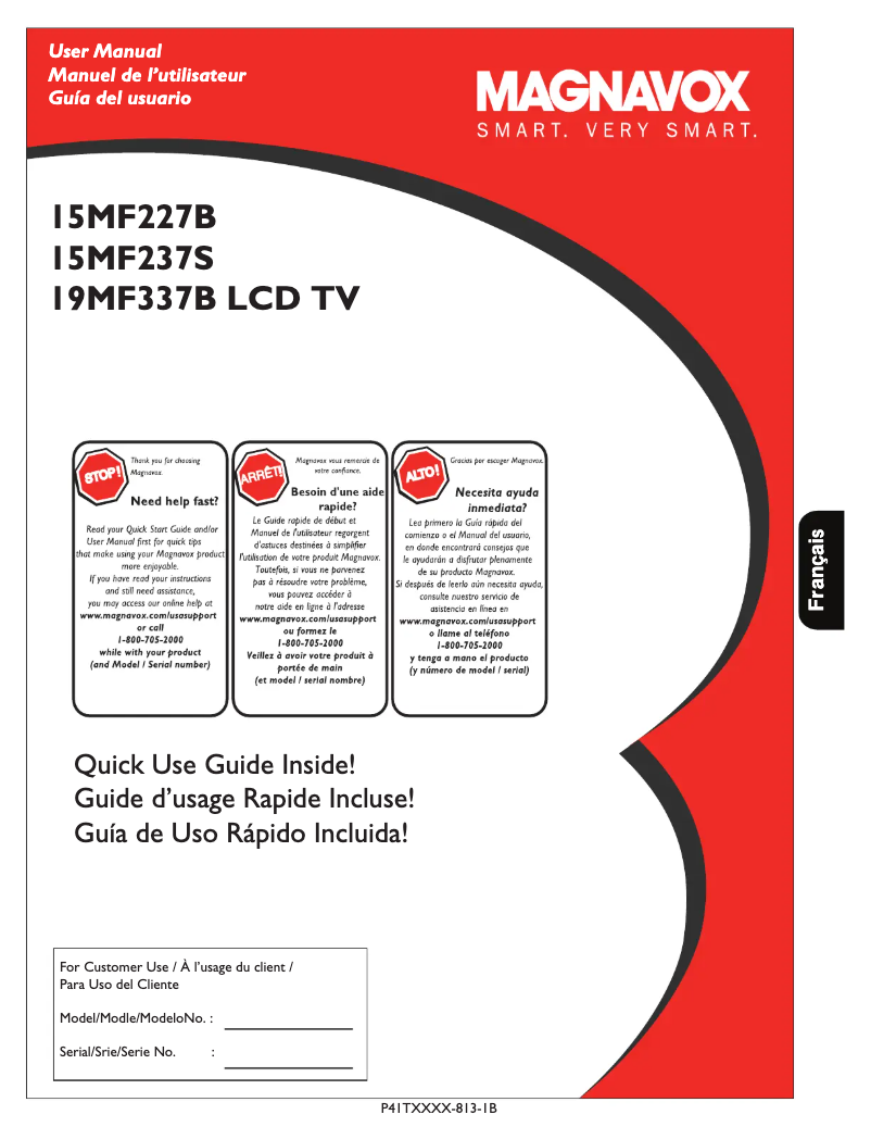 Page n°1 - Manuel utilisateur Philips 15MF237S