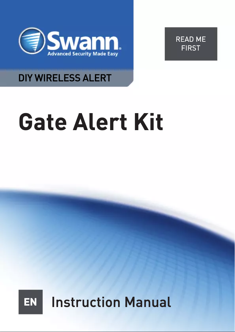 Page 1 de la notice Manuel utilisateur Swann SWADS-GATEAK