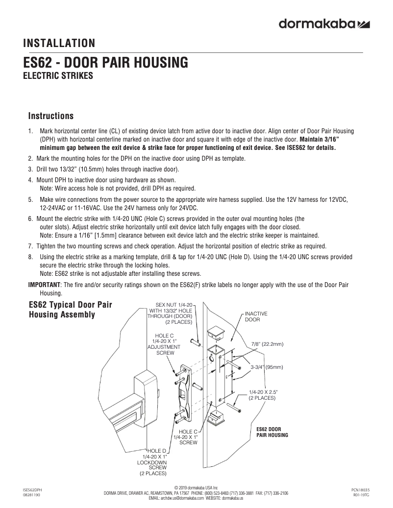 Image de la première page du manuel de l'appareil ES62
