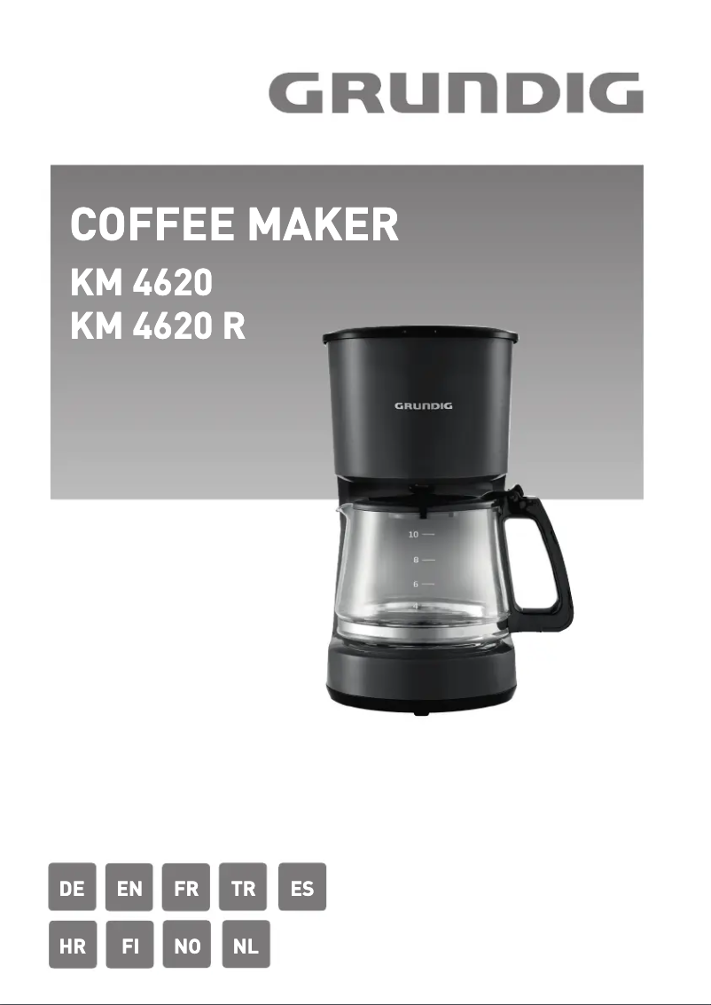 Image de la première page du manuel de l'appareil KM 4620 R