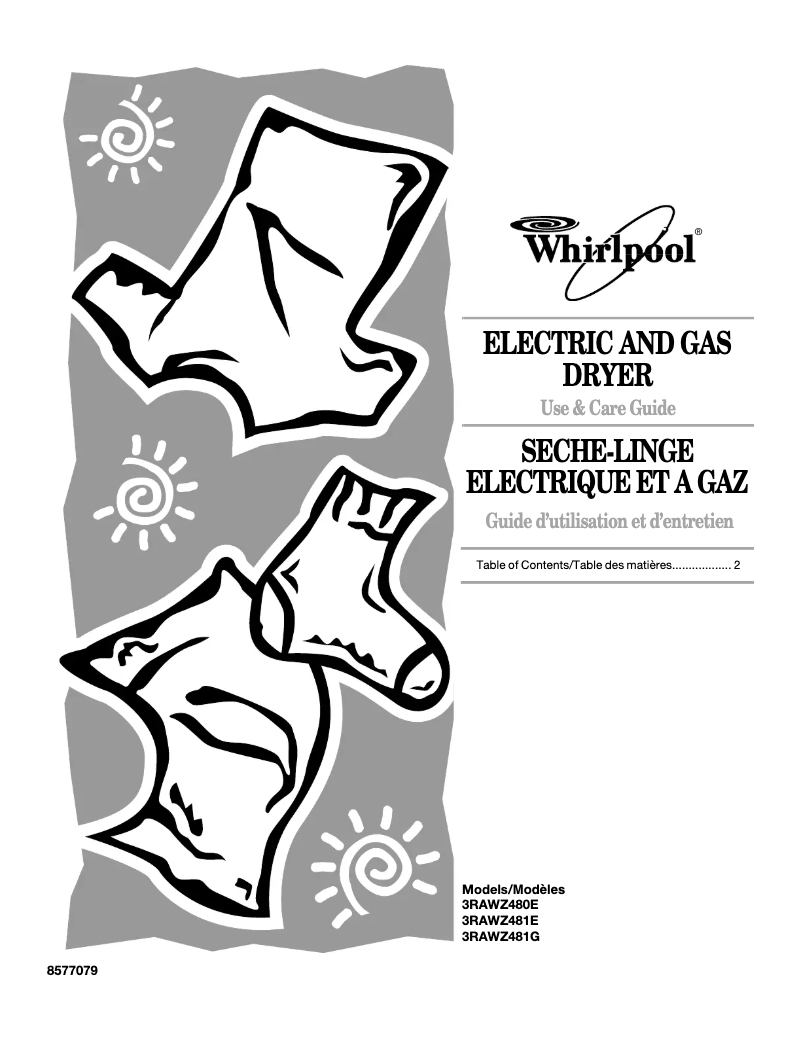 Página 1 del manual Manual de usuario Whirlpool AWZ 481 E