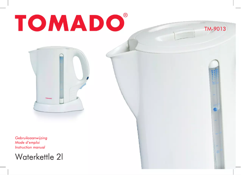 Page n°1 - Manuel utilisateur Tomado TM-9013