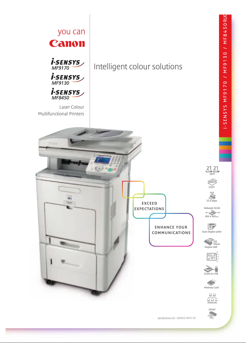 Page 1 de la notice Manuel utilisateur Canon i-Sensys MF8450