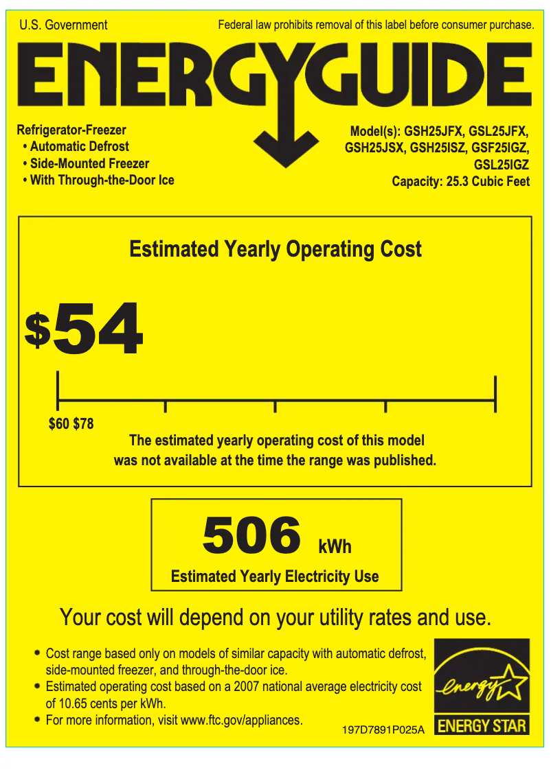 Image de la première page du manuel de l'appareil GSL25IGZLS