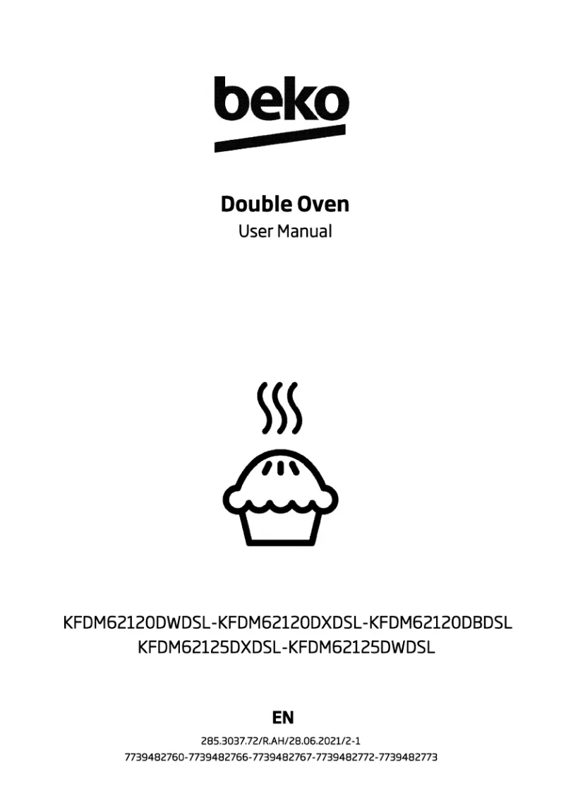 Page 1 de la notice Manuel utilisateur Beko KFDM62120DBDSL