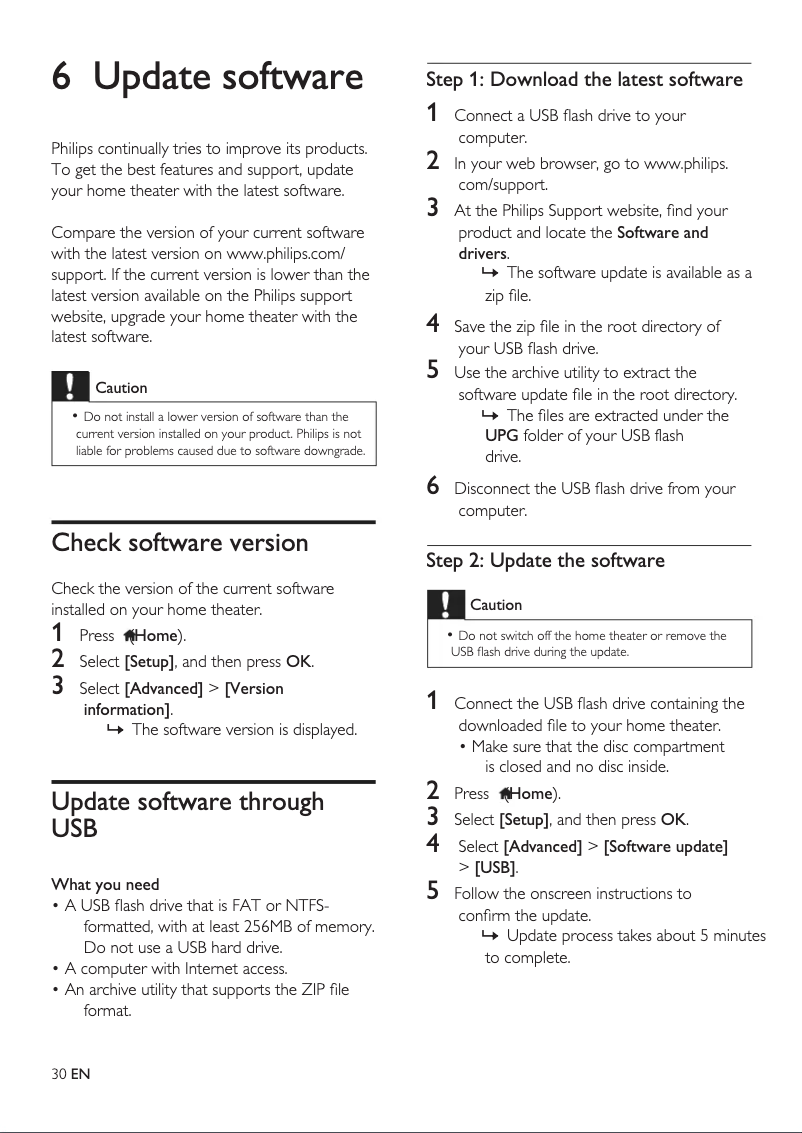 Image de la première page du manuel de l'appareil HTB5255D