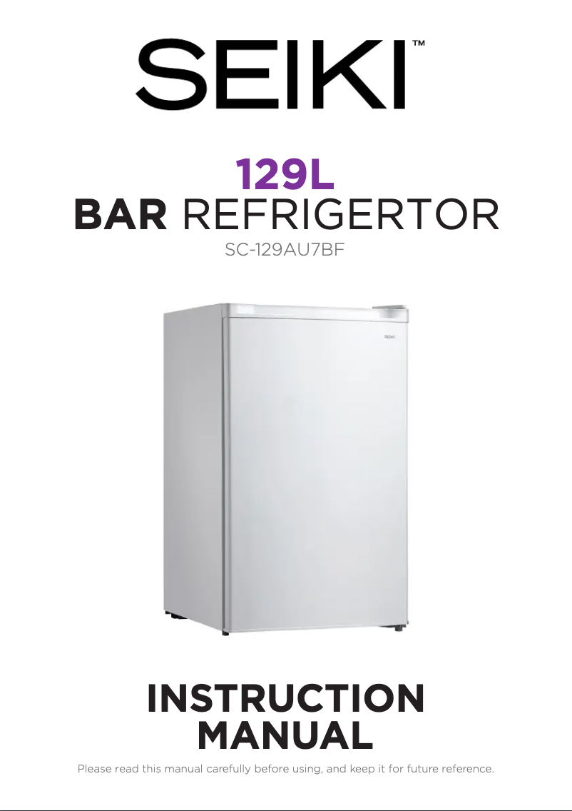 Página 1 del manual Manual de usuario Seiki SC-129AU7BF