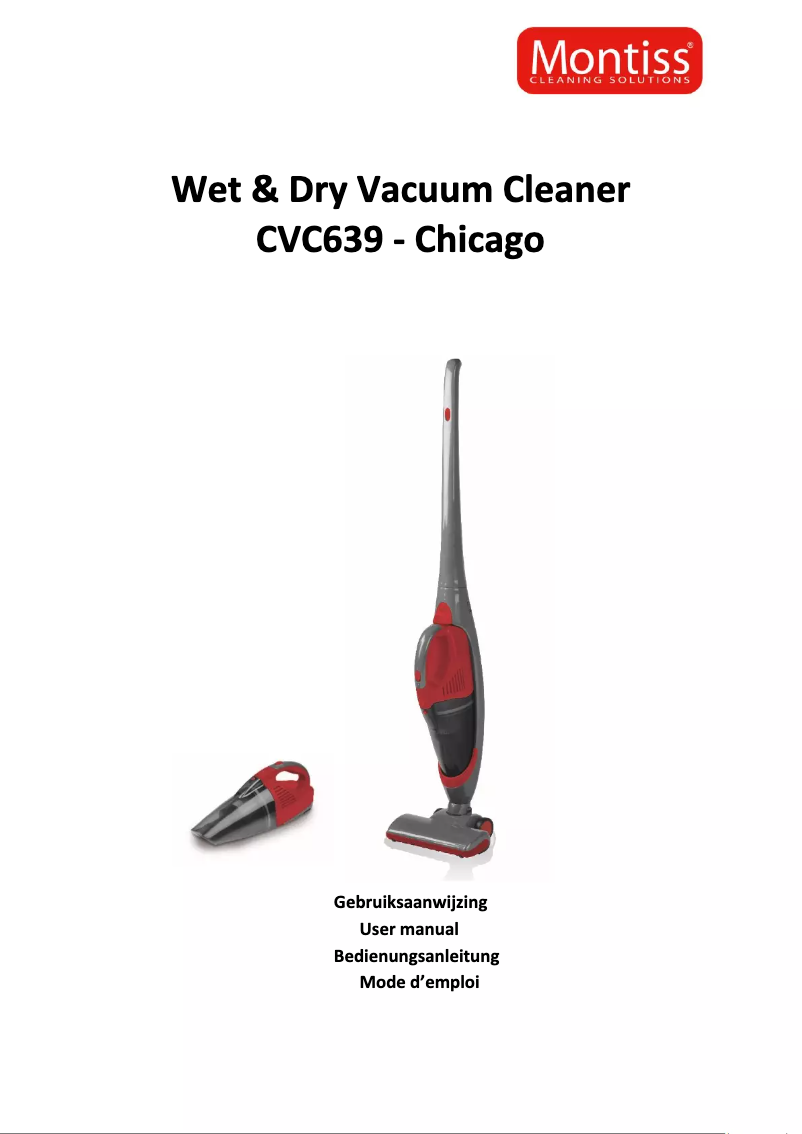 Page 1 de la notice Manuel utilisateur Montiss Chicago CVC639
