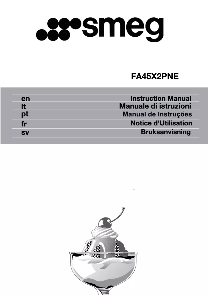 Image de la première page du manuel de l'appareil FA45X2PNE