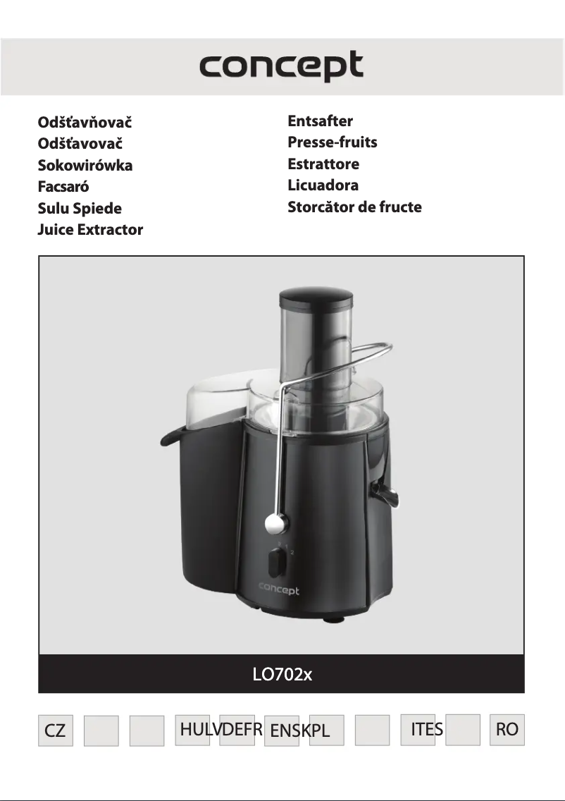 Page n°1 - Manuel utilisateur Concept LO7028