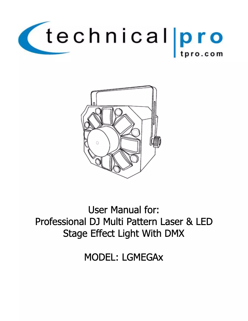 Imagen de la primera página del manual del dispositivo LGMEGAX