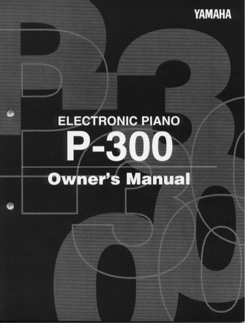 Page 1 de la notice Manuel utilisateur Yamaha P-300