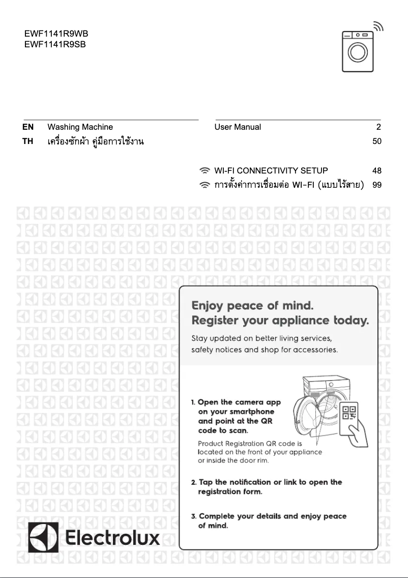 Page n°1 - Manuel utilisateur Electrolux EWF1141R9SB