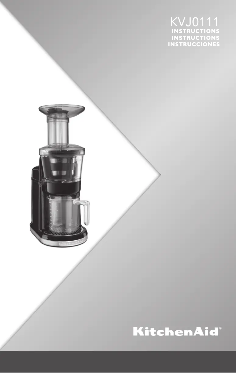 Página 1 del manual Manual de usuario KitchenAid KVJ0111CU