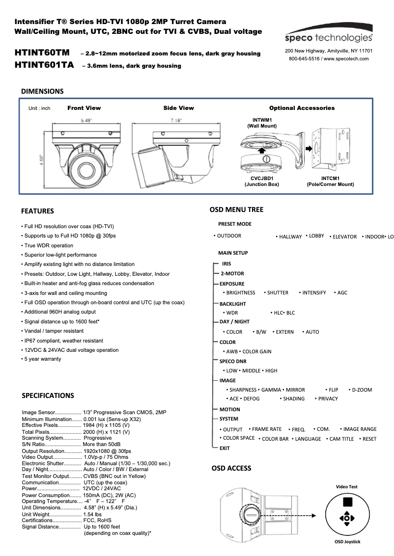 Image de la première page du manuel de l'appareil HTINT601TA