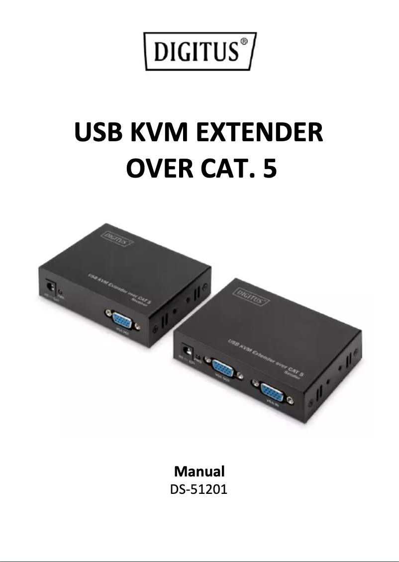 Page n°1 - Mode d'emploi Digitus DS-51201