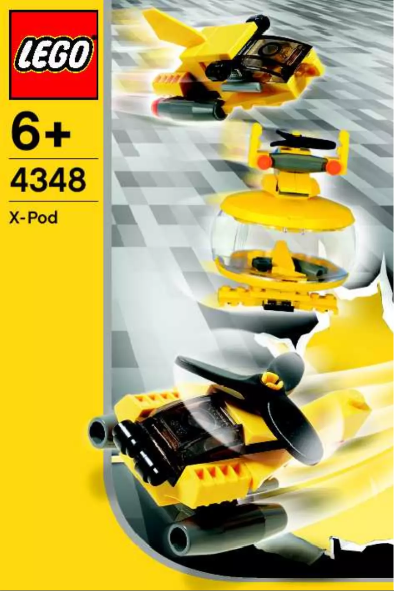 Page n°1 - Manuel utilisateur Lego X-Pod 4348